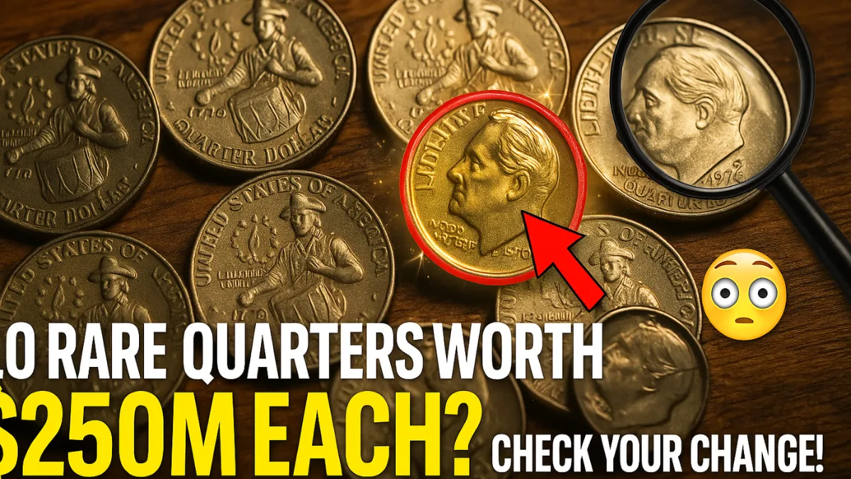Could These 10 Rare Bicentennial Quarters in Your Change Be Worth $250 Million Each?
