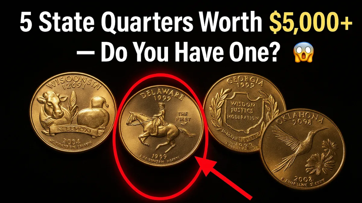 5 Rare State Quarters That Could Be Worth $5,000 or More