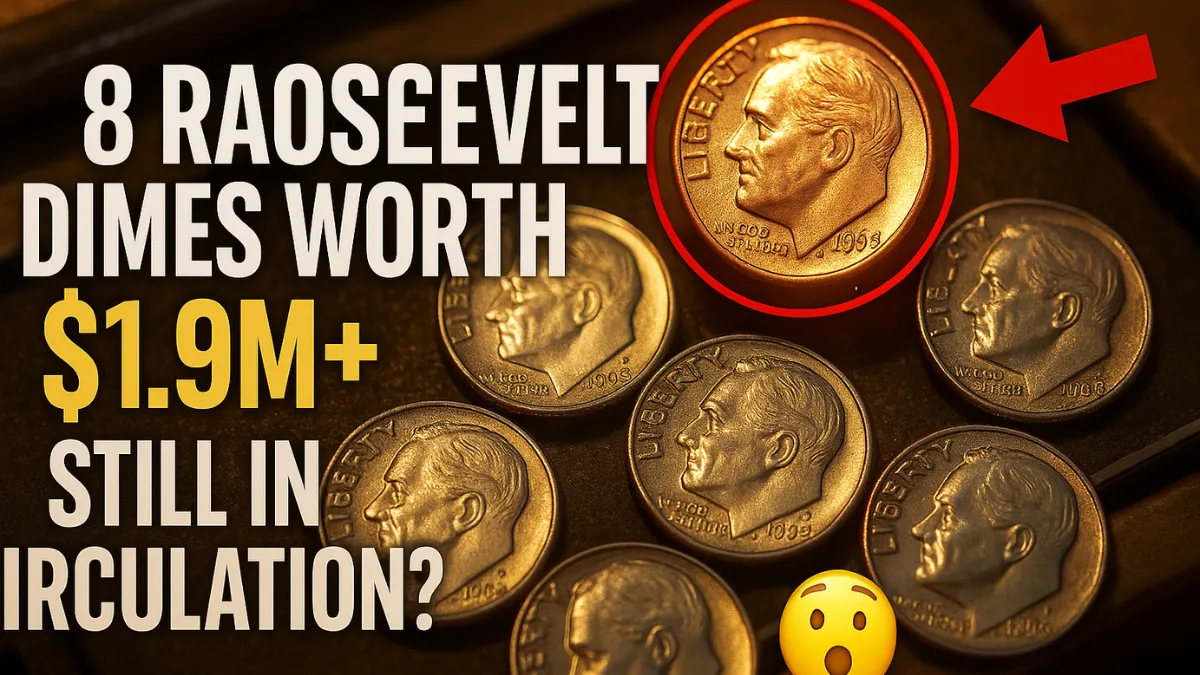 8 Rare Roosevelt Dimes Still Circulating With Values Over $1.9 Million